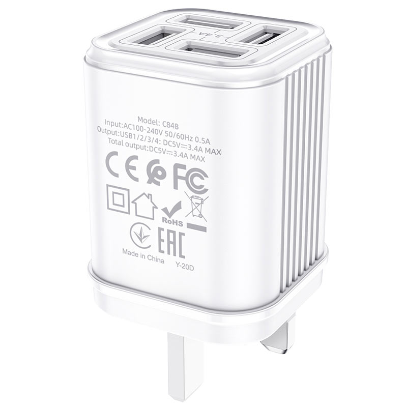 Wall charger “C84B Resolute” UK plug