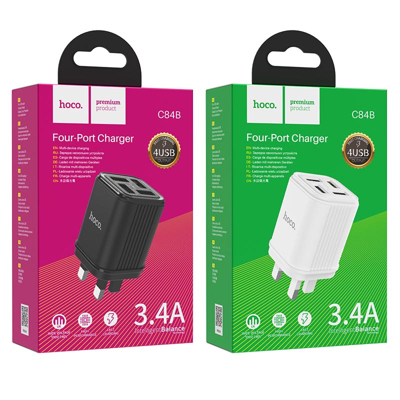 Wall charger “C84B Resolute” UK plug