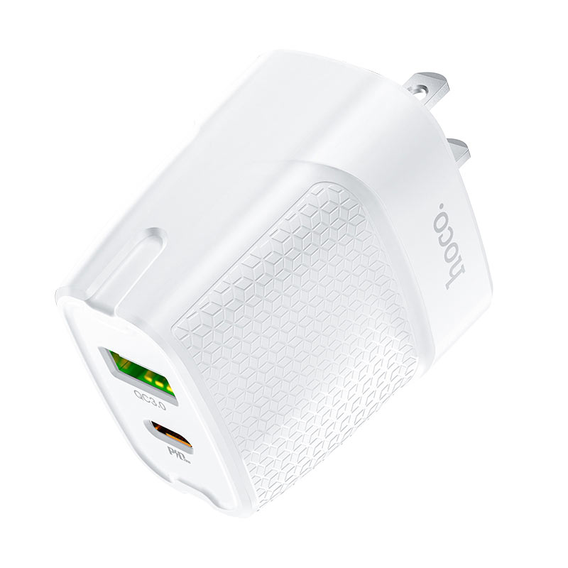 Wall charger “C85 Bright” PD20W + QC3.0 US plug