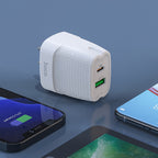 Wall charger “C85 Bright” PD20W + QC3.0 US plug