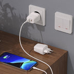 Wall charger “C85A Bright” PD20W + QC3.0 EU plug