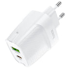 Wall charger “C85A Bright” PD20W + QC3.0 EU plug