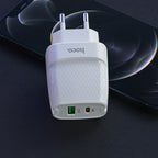 Wall charger “C85A Bright” PD20W + QC3.0 EU plug