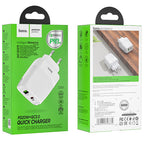 Wall charger “C85A Bright” PD20W + QC3.0 EU plug