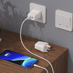 Wall charger “C85B Bright” PD20W + QC3.0 UK plug