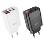Wall charger “C86A Illustrious” dual port EU set with cable