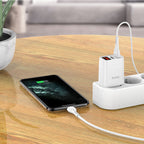 Wall charger “C86A Illustrious” dual port EU set with cable