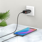 Wall charger “C86A Illustrious” dual port EU set with cable