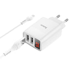 Wall charger “C86A Illustrious” dual port EU set with cable