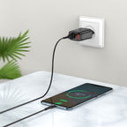 Wall charger “C86A Illustrious” dual port EU set with cable