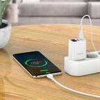 Wall charger “C86A Illustrious” dual port EU set with cable