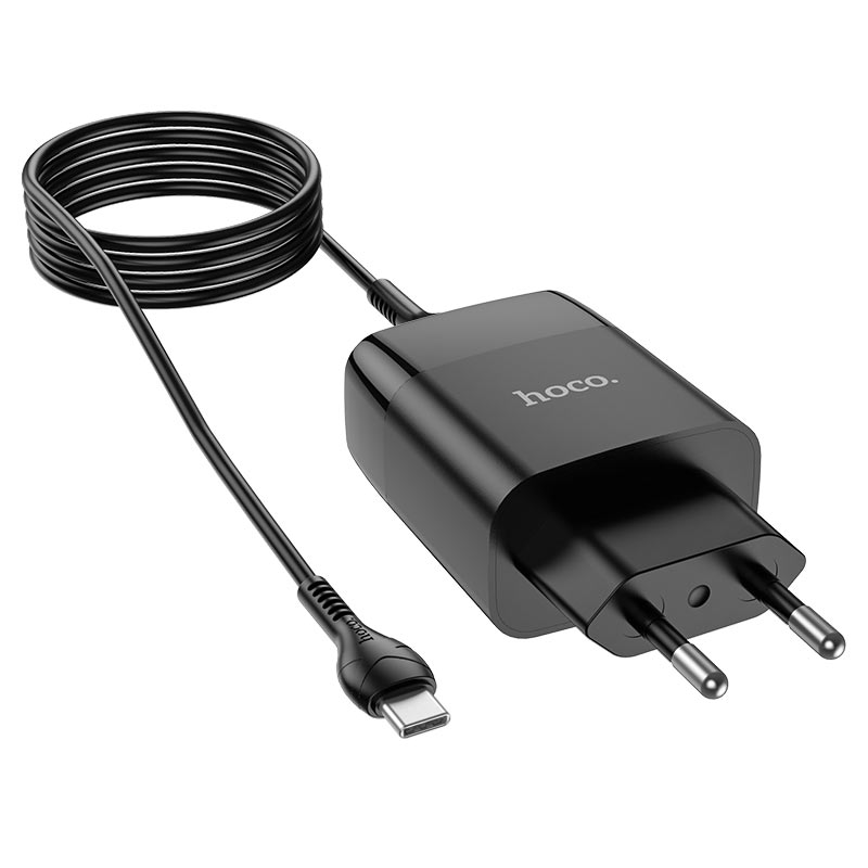 Wall charger “C86A Illustrious” dual port EU set with cable