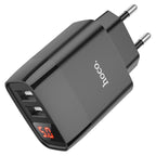 Wall charger “C86A Illustrious” dual port EU set with cable