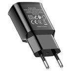 Wall charger “C88A Star round” dual port EU set with cable