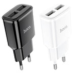 Wall charger “C88A Star round” dual port EU set with cable