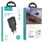 Wall charger “C88A Star round” dual port EU set with cable