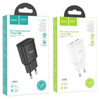 Wall charger “C88A Star round” dual port EU set with cable