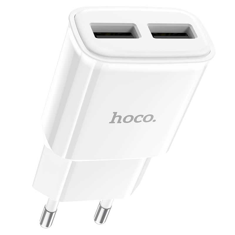 Wall charger “C88A Star round” dual port EU set with cable
