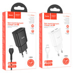Wall charger “C88A Star round” dual port EU set with cable