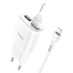 Wall charger “C88A Star round” dual port EU set with cable