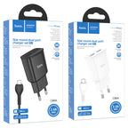 Wall charger “C88A Star round” dual port EU set with cable