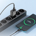 Wall charger “C88A Star round” dual port EU set with cable