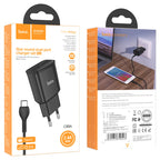 Wall charger “C88A Star round” dual port EU set with cable