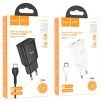 Wall charger “C88A Star round” dual port EU set with cable