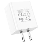 Wall charger “C89 Light road” dual port US set with cable