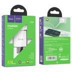 Wall charger “C89 Light road” dual port US set with cable