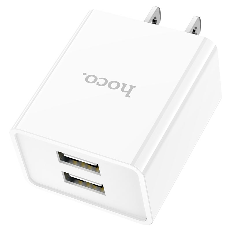 Wall charger “C89 Light road” dual port US set with cable