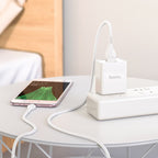Wall charger “C89 Light road” dual port US set with cable