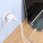 Wall charger “C89 Light road” dual port US set with cable