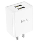 Wall charger “C89 Light road” dual port US set with cable