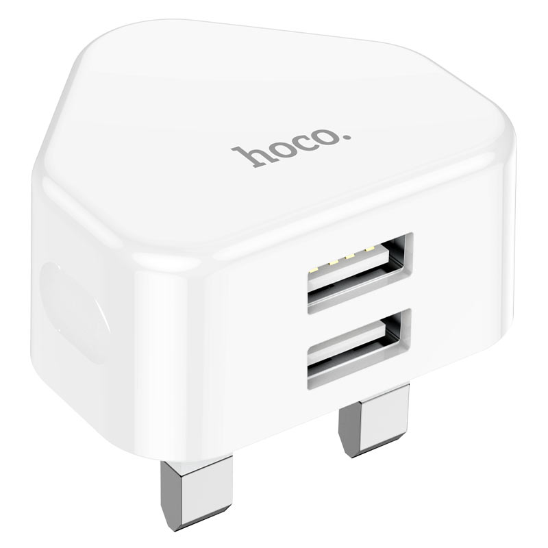 Wall charger “C90B Grandiose” dual port UK set with cable