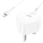 Wall charger “C90B Grandiose” dual port UK set with cable