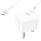 Wall charger “C90B Grandiose” dual port UK set with cable