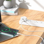 Wall charger “C90B Grandiose” dual port UK set with cable