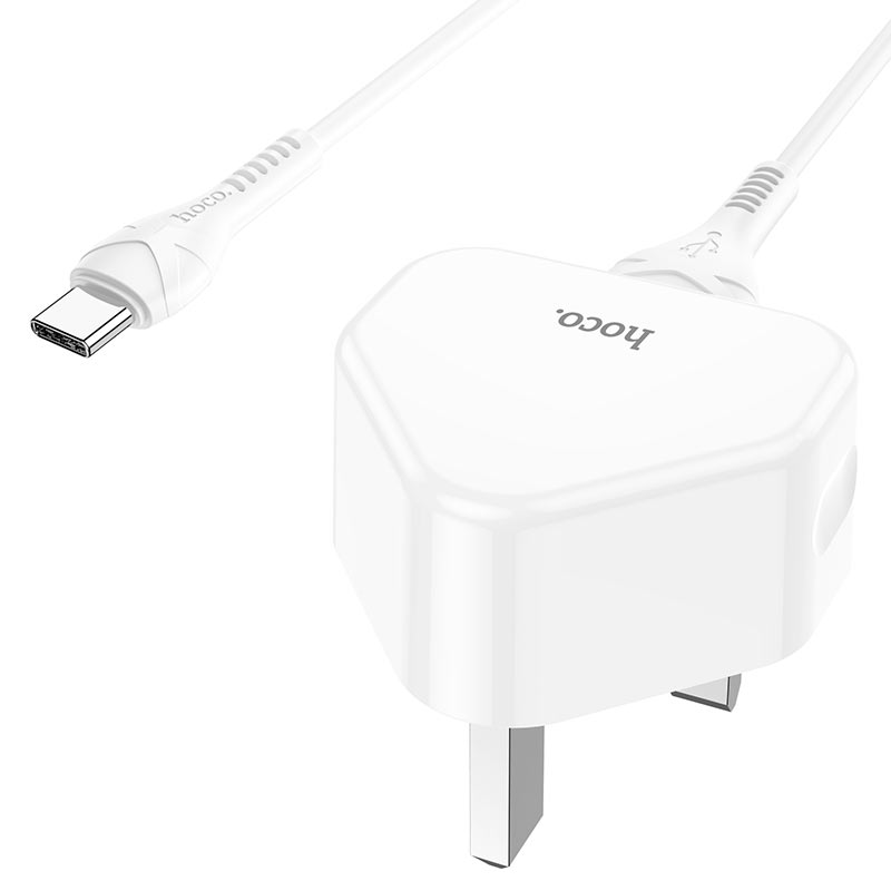 Wall charger “C90B Grandiose” dual port UK set with cable