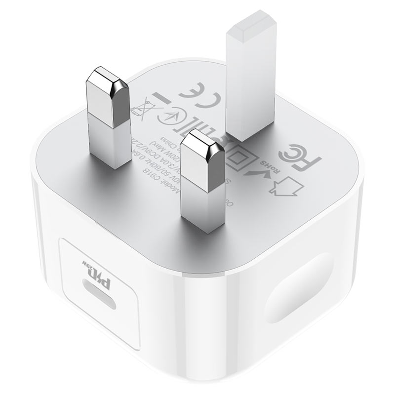 Wall charger “C91B Founder” PD20W UK set with cable