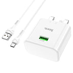 Wall charger “C92B Starshine” QC3.0 UK set with cable