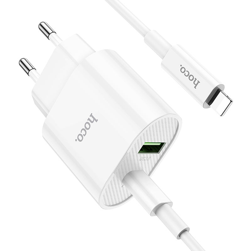 Wall charger “C95A Lineal” PD20W+QC3.0 EU set with cable