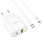 Wall charger “C95A Lineal” PD20W+QC3.0 EU set with cable