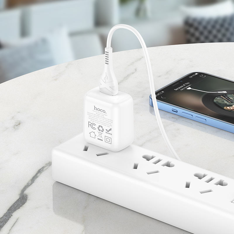 Wall charger “C96” US set with cable