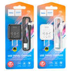Wall charger “C96” US set with cable