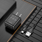 Wall charger “C96” US set with cable