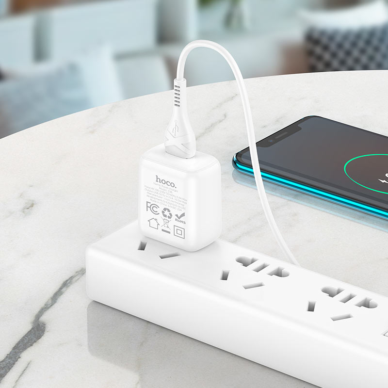Wall charger “C96” US set with cable