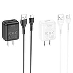 Wall charger “C96” US set with cable