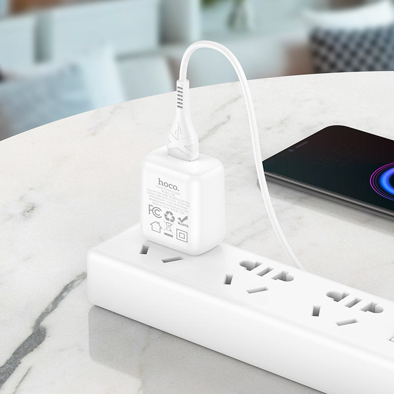 Wall charger “C96” US set with cable