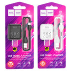 Wall charger “C96” US set with cable
